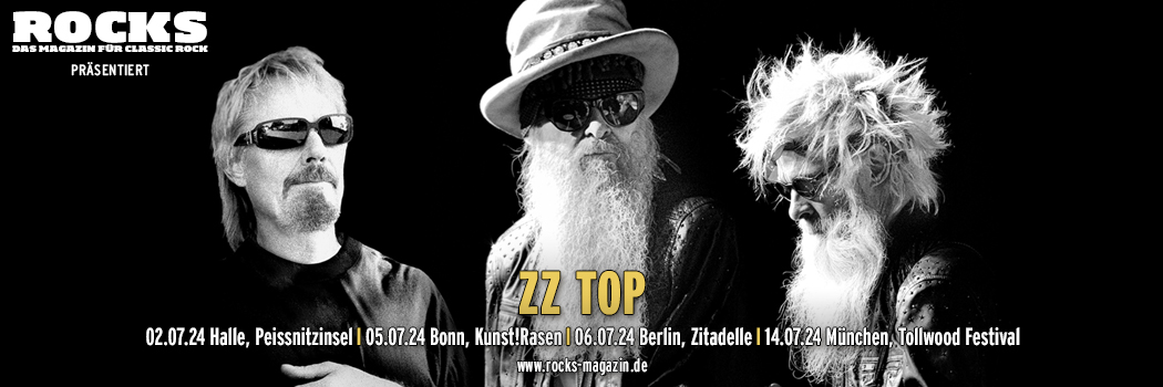Präsentations-Slider der ZZ Top-Tour 2024.
