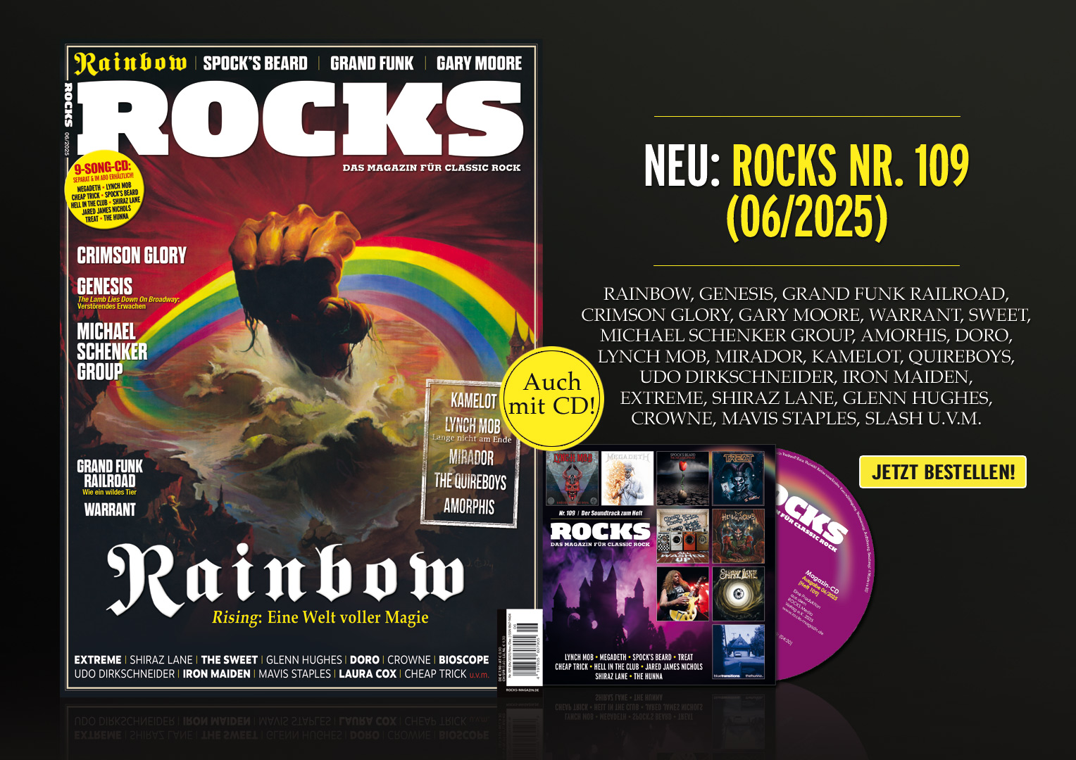 Cover von ROCKS Nr. 109 (06/2025).