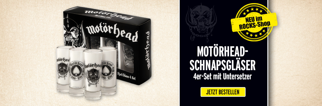 Motörhead Schnapsgläser schwarz