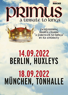 Konzertposter der Primus-Tour 2022.