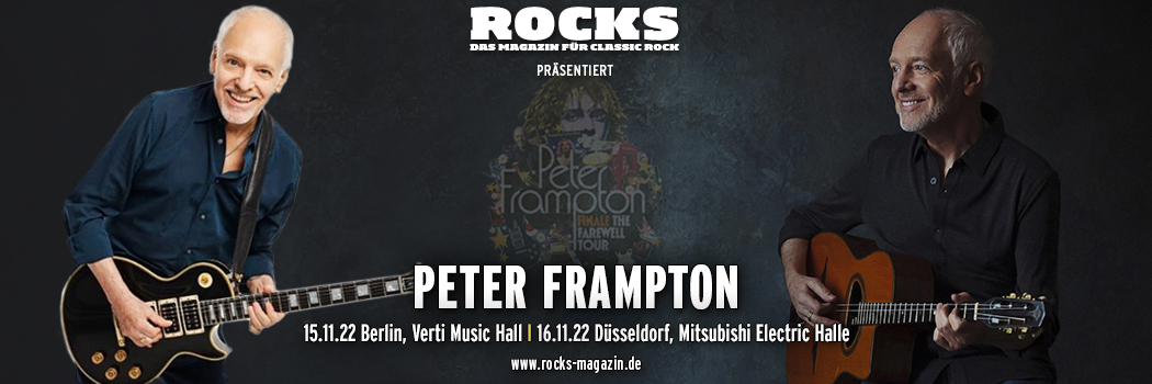 Präsentations-Slider zur Peter Frampton-Tour 2022.