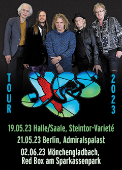 Tourposter der Yes-Tour 2023.