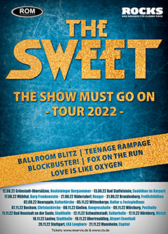 Tourposter der The Sweet-Tour 2022.