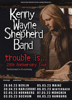 Tourposter der Kenny Wayne Shepherd-Tour 2022.