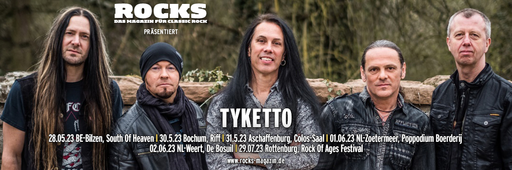 Präsentations-Slider der Tyketto-Tour 2023.