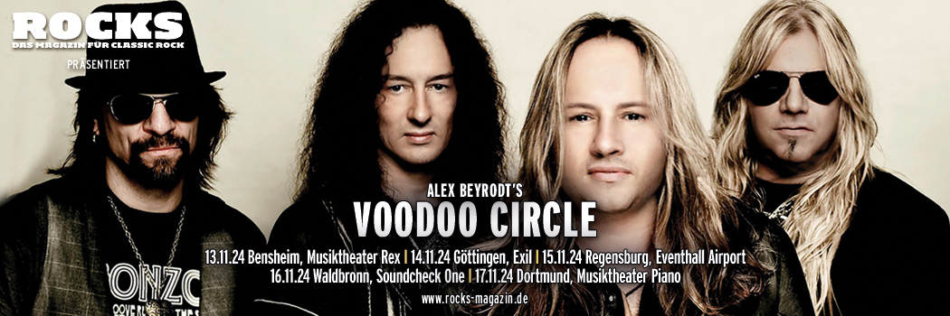 Präsentations-Slider der Voodoo Circle-Tour 2024.
