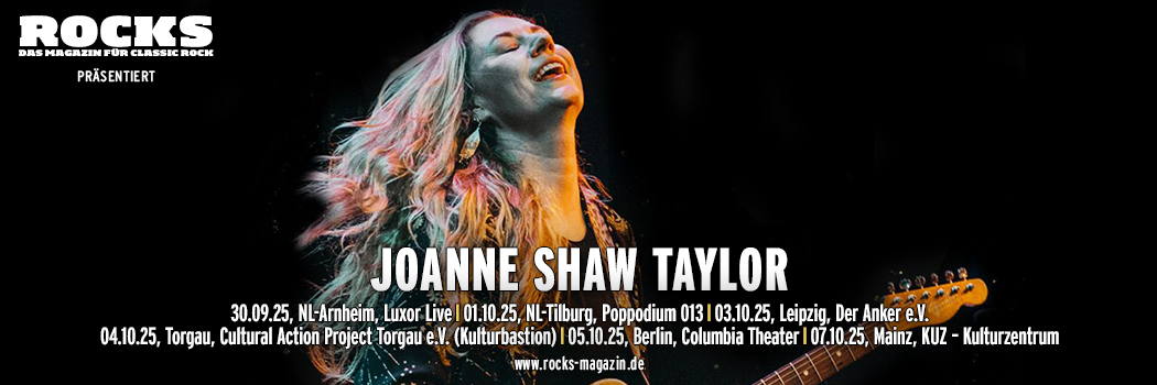Präsentations-Slider der Joanne Shaw Taylor-Tour 2025.