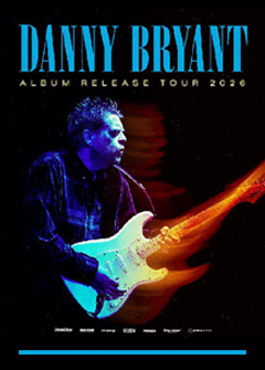 Tourposter der Danny Bryant-Tour 2025/2026.