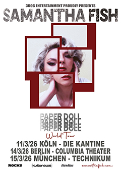 Tourposter der Samantha Fish-Tour 2026.