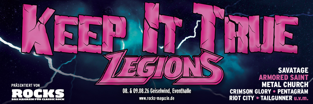 Präsentations-Slider des Keep It True Legions 2026.