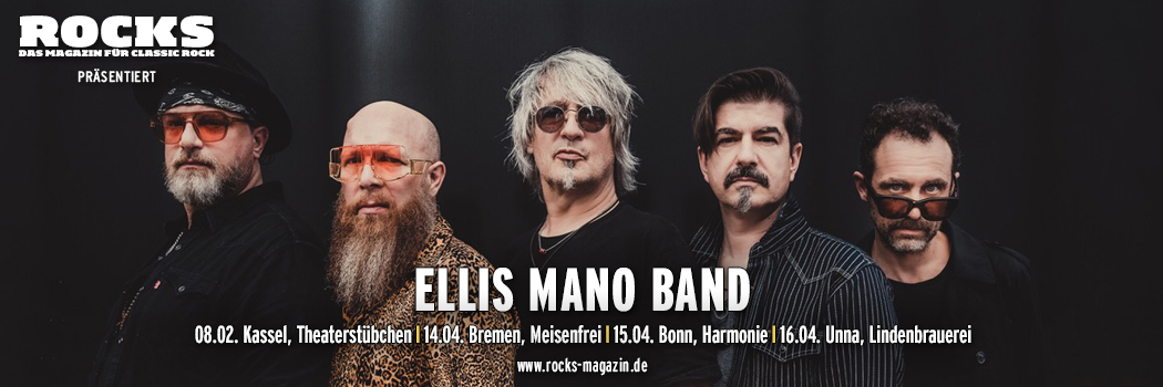 Präsentations-Slider der Ellis Mano Band-Tour 2026.