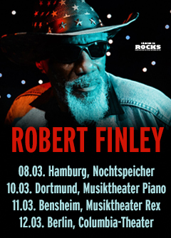 Tourposter der Robert Finley-Tour 2026.