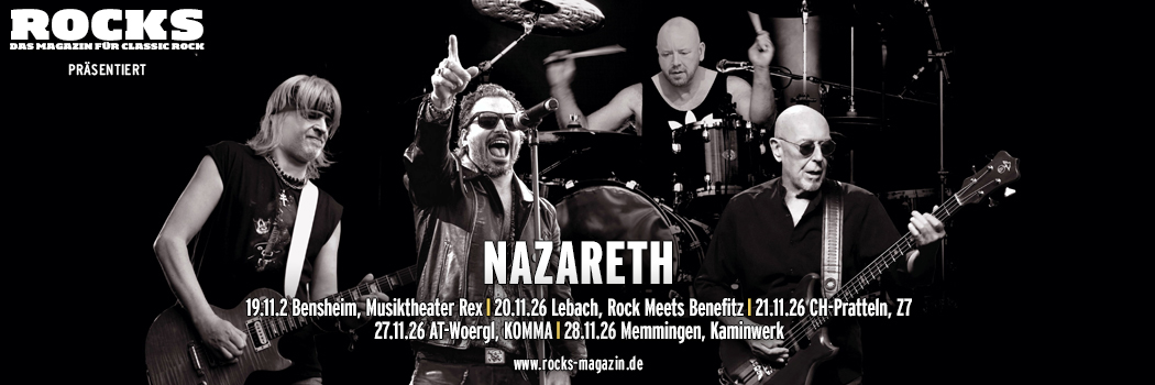 Präsentations-Slider der Nazareth-Tour 2026.