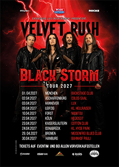 Tourposter der Velvet Rush-Tour 2027.