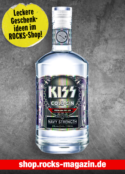Der leckere Kiss-Gin im ROCK-Shop!