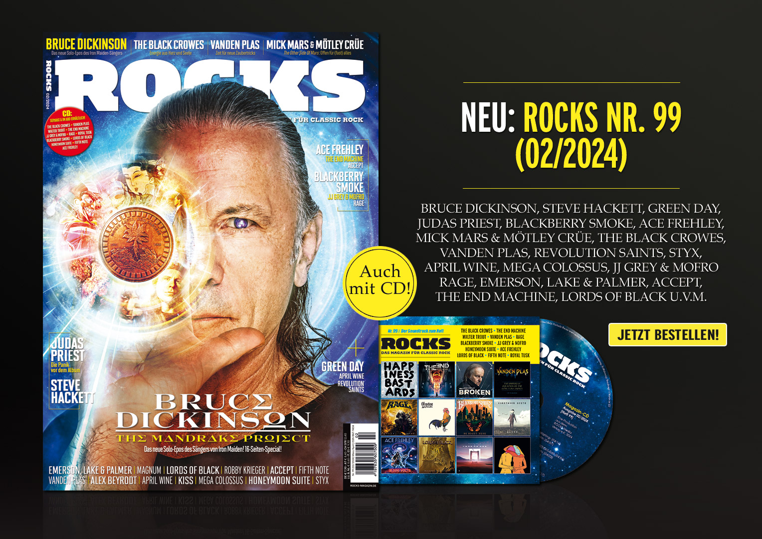 Cover von ROCKS Nr. 99 (02/2024).