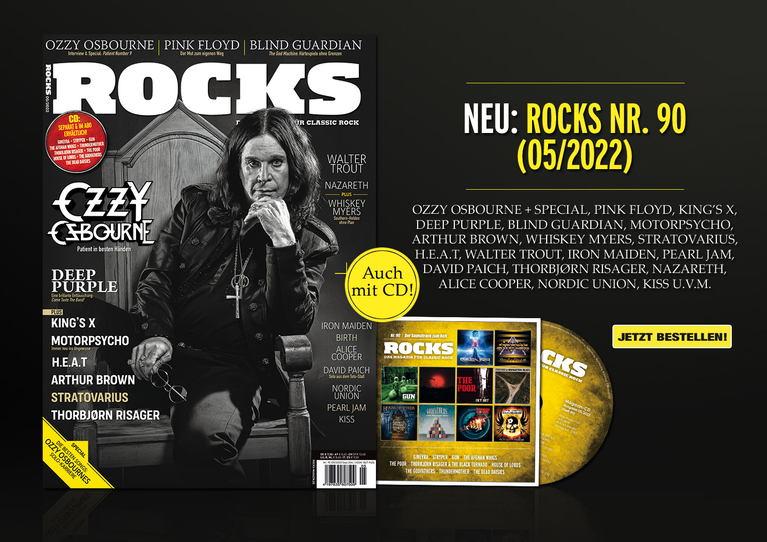 Das neue ROCKS ist da! Heft Nr. 90 (05/2022) ab heute im Handel!