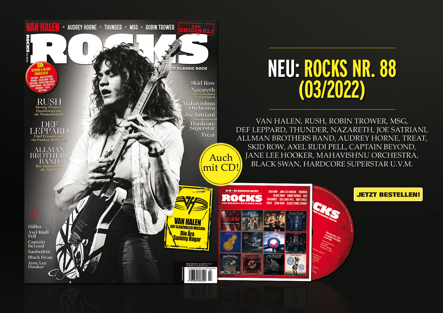 Das neue ROCKS ist da! Heft Nr. 88 (03/2022) ab heute im Handel!
