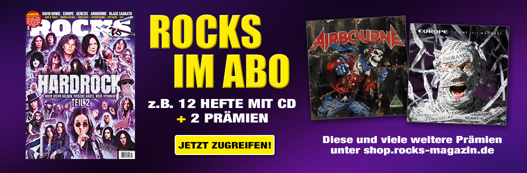 Rocks im Abo Airbourne/Europe (05/2026, lila-schwarz)