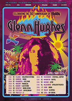Poster der Tournee von Glenn Hughes