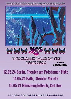 Tourposter der Yes-Tour 2024.
