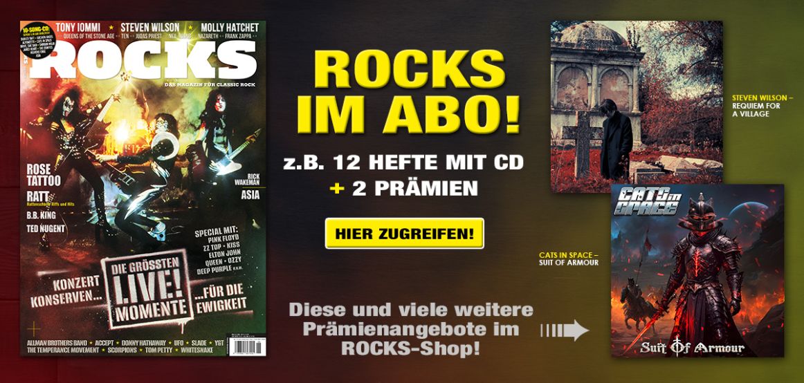 ROCKS im Abo 06/2026 (Farbverlauf wie Cover)