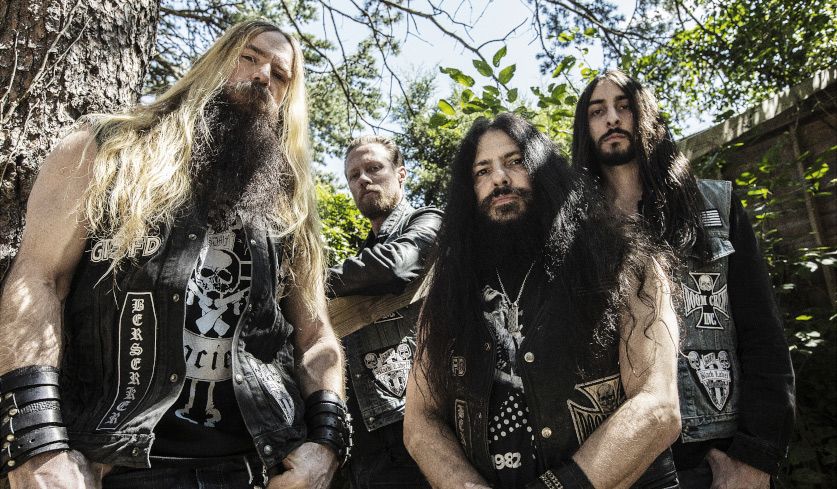 Bandfoto der Black Label Society aus dem Jahr 2018 von Justin Reich.