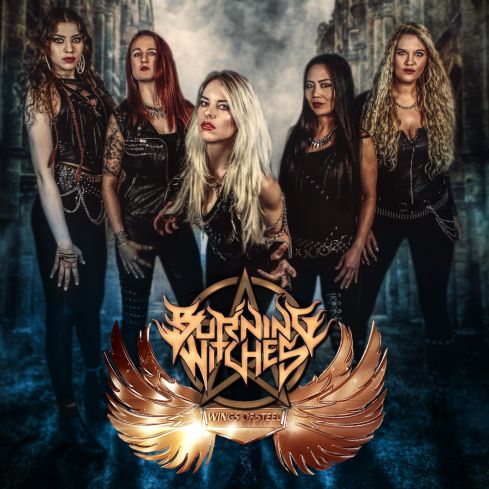 Cover der Burning Witches-EP "Wings Of Steel".
