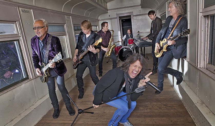 Bandfoto von Foreigner aus dem Jahr 2019.