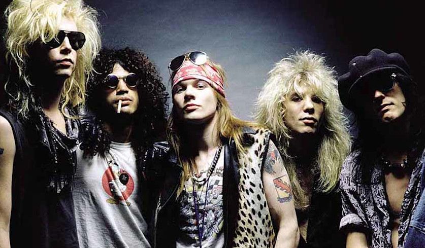 Bandfoto von Guns 'N Roses.