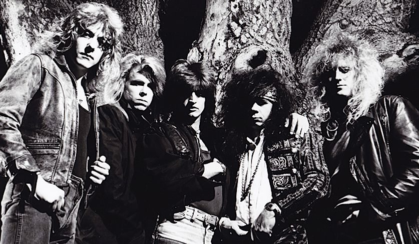 Bandfoto von Kingdom Come aus dem Jahr 1989.
