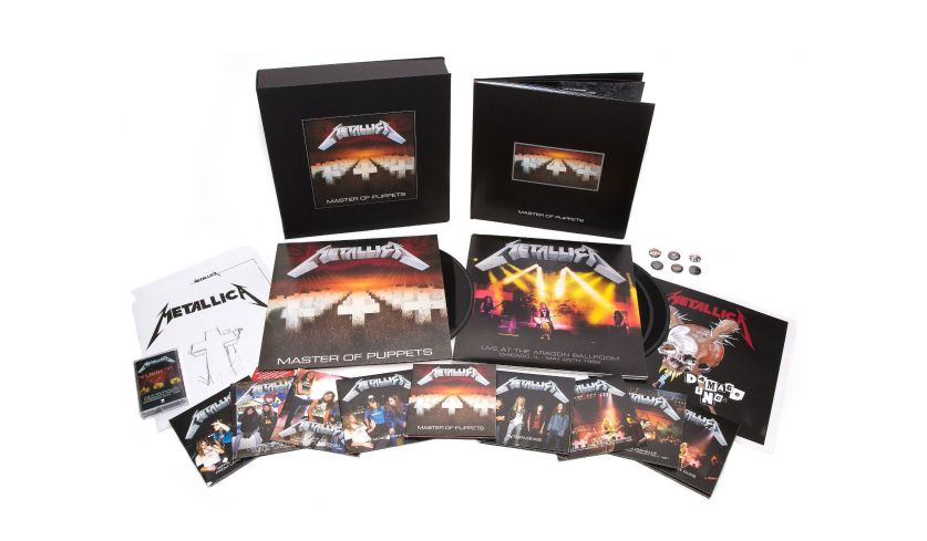 Foto des Metallica-Boxsets zur Wiederveröffentlichung von "Master Of Puppets".