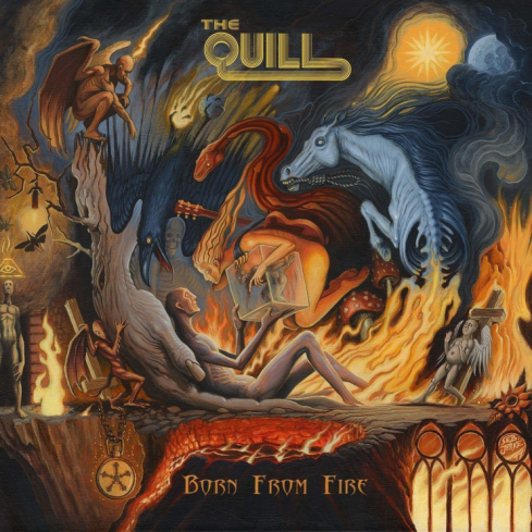 Cover des The Quill-Albums "Born From Fire".