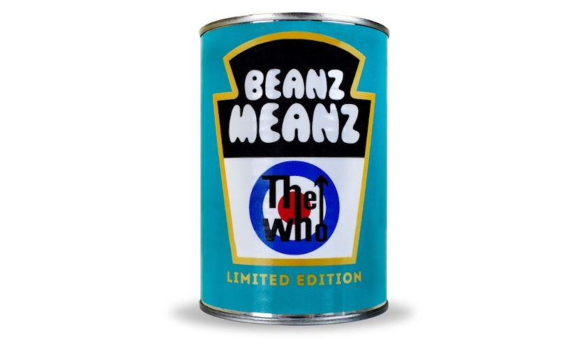 Bild einer "Beanz Meanz The Who"-Dose.