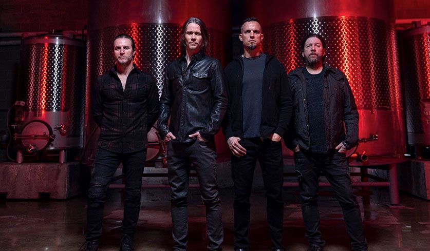 Bandfoto von Alter Bridge aus dem Jahr 2022 von Chuck Brueckmann.