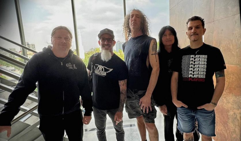 Bild von Anthrax mit Dan Lilker aus dem Jahr 2024.