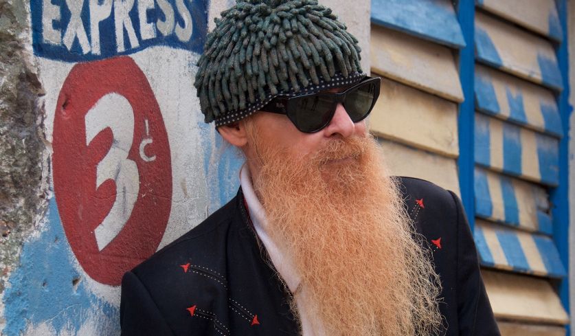 Foto von Billy Gibbons aus dem Jahr 2020 von Blain Clausen (bereitgestellt von Universal Music).