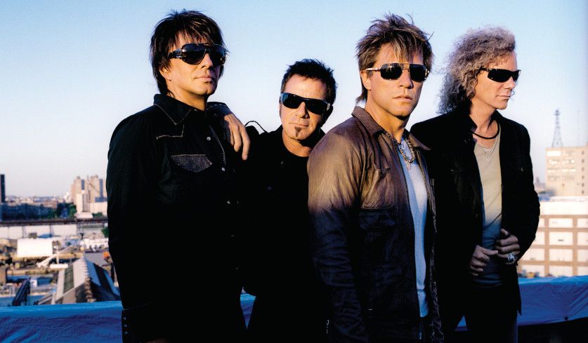 Bandfoto von Bon Jovi aus dem Jahr 2009 von Kevin Westenberg (bereitgestellt von Journalistenlounge).