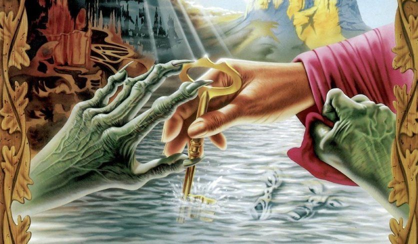 Auschnitt aus dem Album-Cover "Keeper Of The Seven Keys Pt. 2" von Helloween.