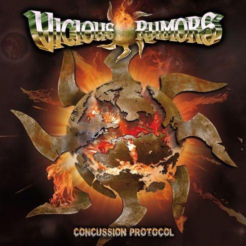Cover des Albums Concussion Protocol von Vicious Rumors.