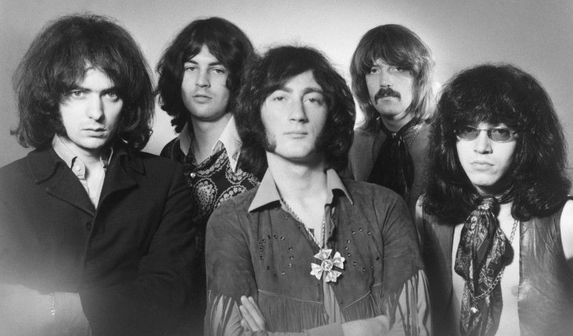 Bandfoto von Deep Purple aus dem Jahr 1972 (bereitgestellt von Journalistenlounge).