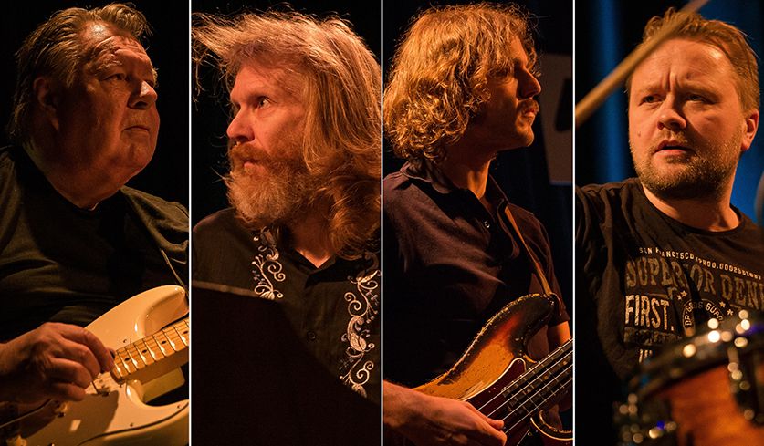 Collage von Elephant9 und Terje Rypdal von Tord Litleskare.