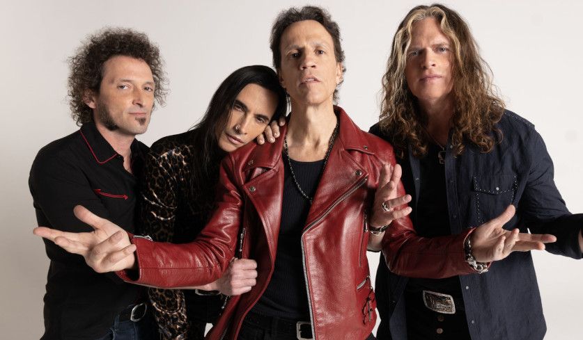 Bandfoto von Extreme aus dem Jahr 2023 von Jesse Lirola (bereitgestellt von Wizard Promotion).
