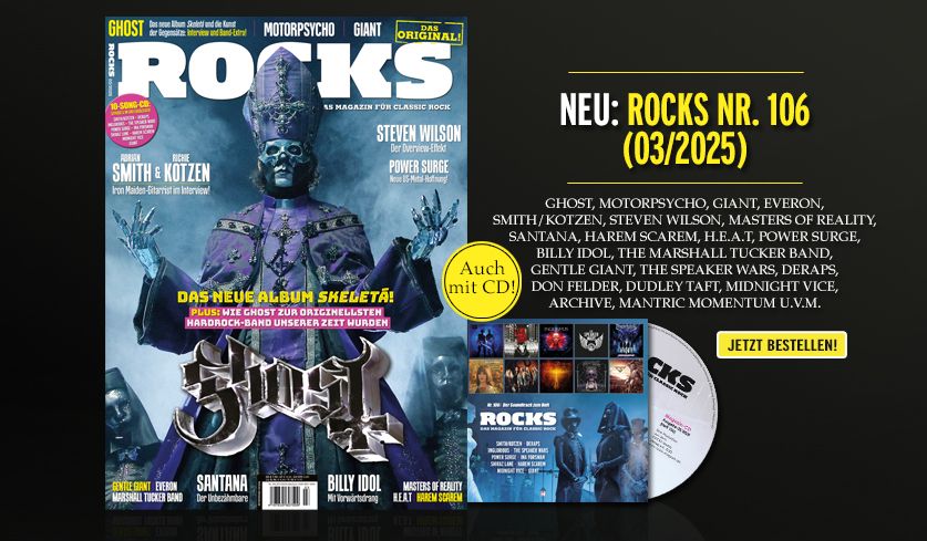Cover von ROCKS Nr. 106 (03/2025).