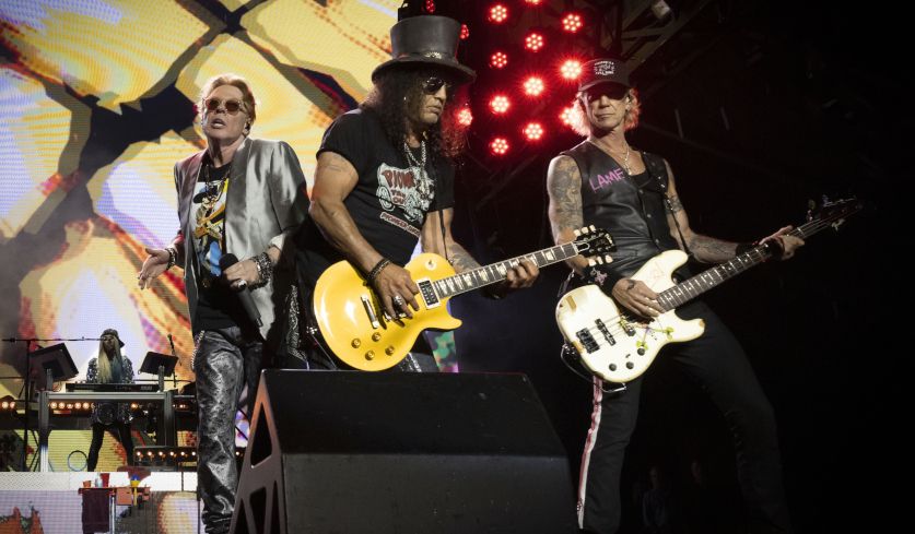 Livefoto von Guns 'N Roses.