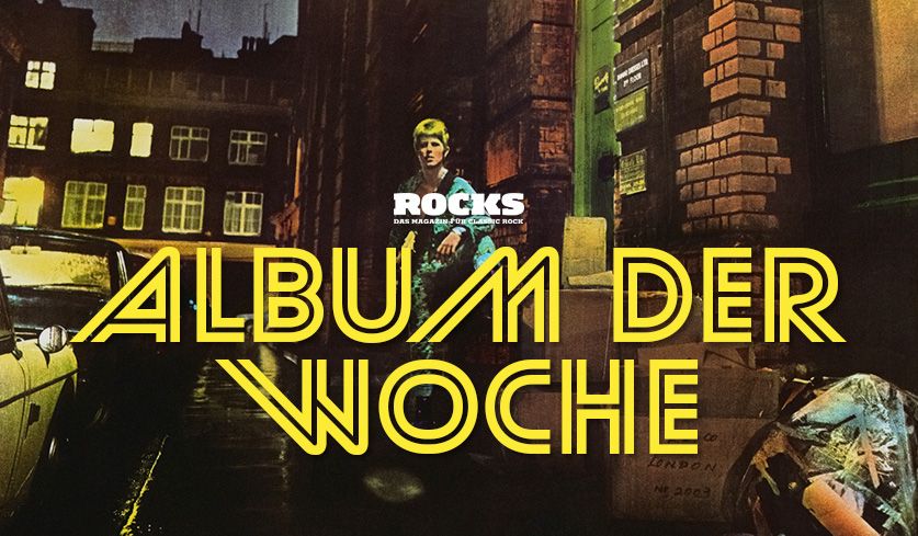 Headerfoto des Albums der Woche "The Rise And Fall Of Ziggy Stardust And The Spiders From Mars" von David Bowie.