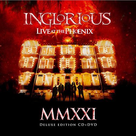 Cover der Inglorious-DVD "MMXXI Live At The Phoenix".