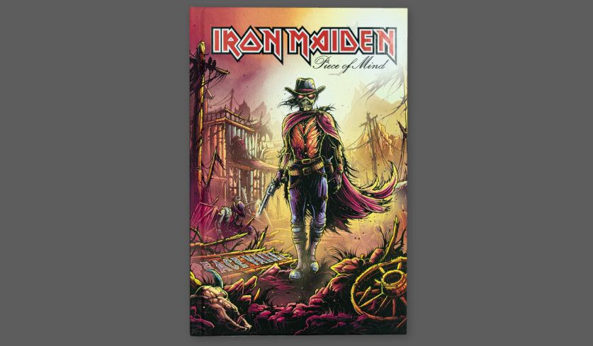 Cover des Iron Maiden-Comicbuches zu "Piece Of Mind". (Cover: Dan Mumford)