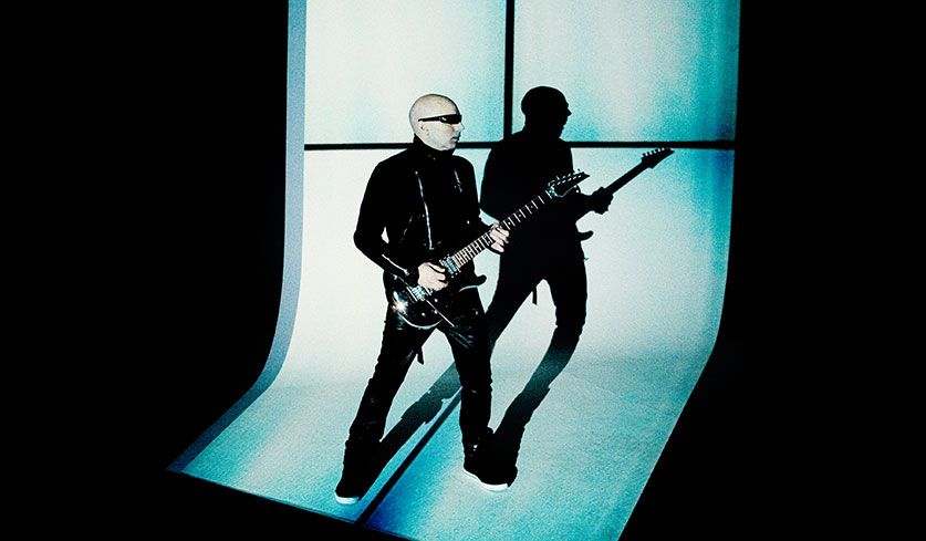 Foto von Joe Satriani von LeAnn Mueller (Sony Music).