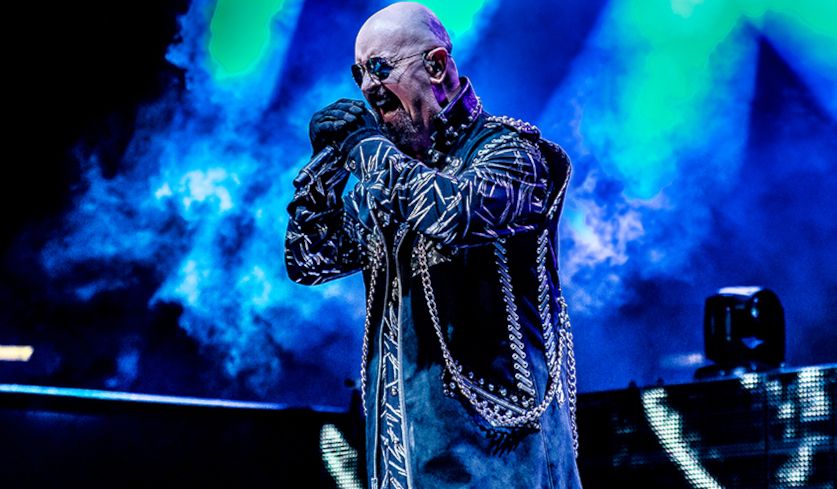 Live-Foto von Rob Halford.